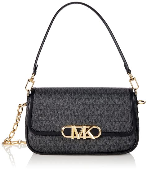 michael kors md shldr flap leather|michael kors parker leather bag.